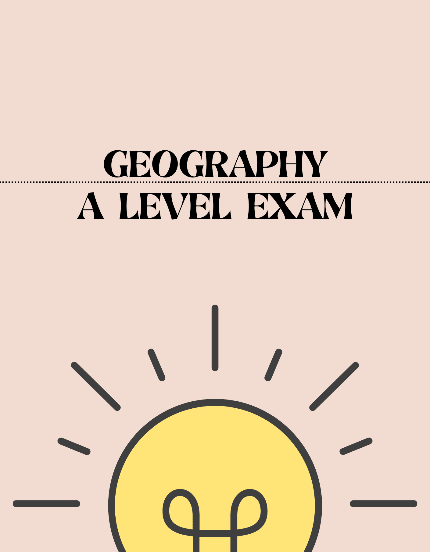 A Level - Geography